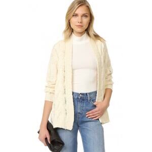 LA VIE by Rebecca Taylor Slub Merino Cardigan size XS/S